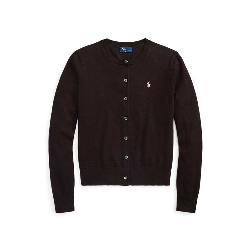 Polo Ralph Lauren Cotton Crewneck Cardigan image number 2